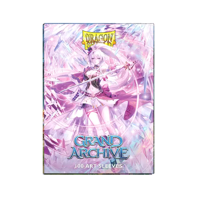 Dragon Shield 100 - Standard Deck Protector Sleeves - Art Matte - Grand Archive - Merlin, Brilliant Vestige