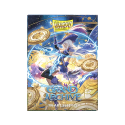 Dragon Shield 100 - Standard Deck Protector Sleeves - Art Matte - Grand Archive - Chronowarp