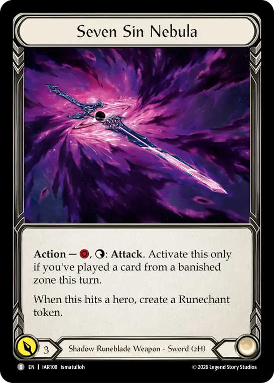 Seven Sin Nebula [IAR108] (Usurp the Shadow Throne)