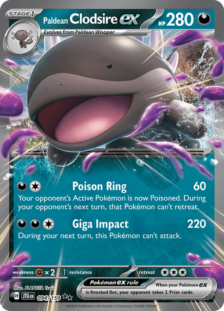 Paldean Clodsire ex (094/159) [Scarlet & Violet: Journey Together]