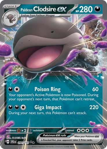 Paldean Clodsire ex (094/159) [Scarlet & Violet: Journey Together]