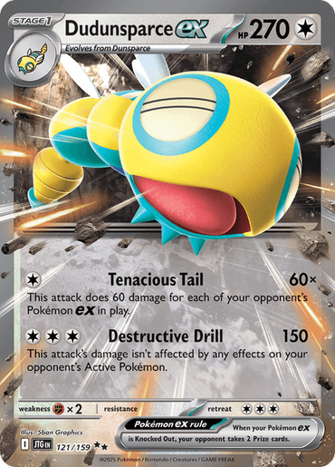 Dudunsparce ex (121/159) [Scarlet & Violet: Journey Together]
