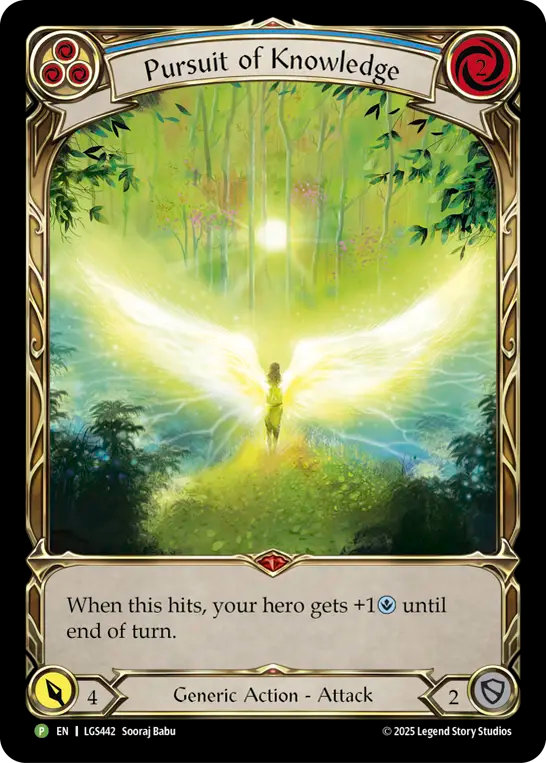 Pursuit of Knowledge [LGS442] (Promo)  Cold Foil