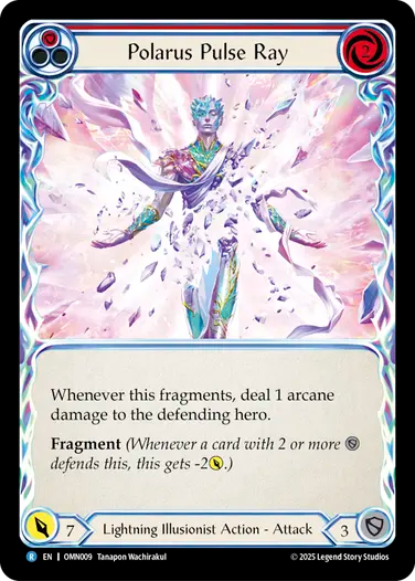 Polarus Pulse Ray (Red) [OMN009] (Omens of the Third Age)  Rainbow Foil