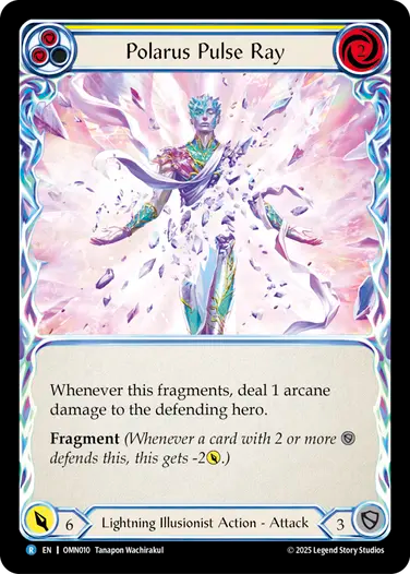 Polarus Pulse Ray (Yellow) [OMN010] (Omens of the Third Age)  Rainbow Foil