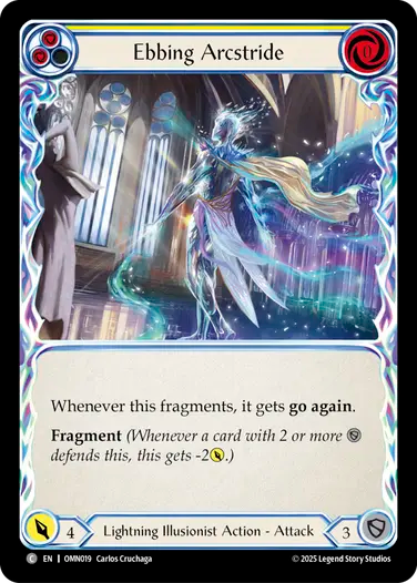 Ebbing Arcstride (Yellow) [OMN019] (Omens of the Third Age)  Rainbow Foil