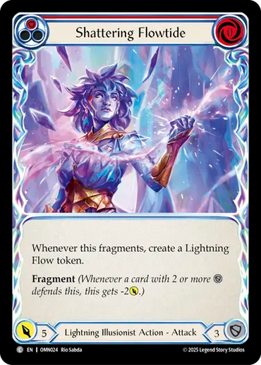Shattering Flowtide (Red) [OMN024] (Omens of the Third Age)