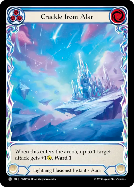 Crackle From Afar [OMN036] (Omens of the Third Age)  Cold Foil