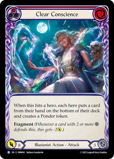 Clear Conscience (Red) [OMN041] (Omens of the Third Age)