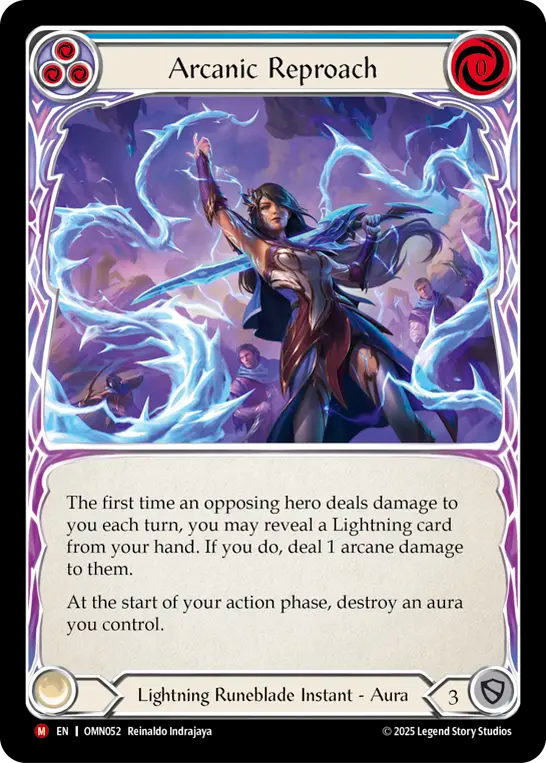 Arcanic Reproach [OMN052] (Omens of the Third Age)  Rainbow Foil
