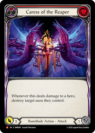 Caress of the Reaper (Red) [OMN087] (Omens of the Third Age)