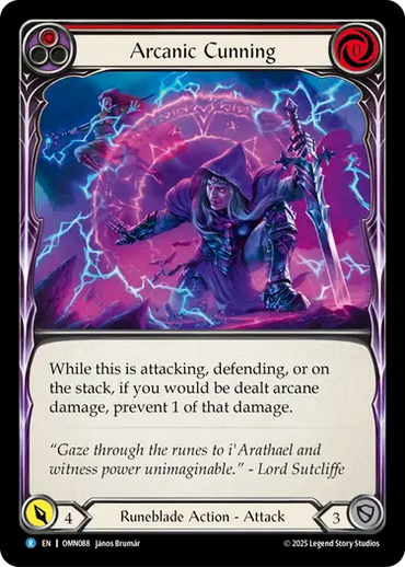 Arcanic Cunning (Red) [OMN088] (Omens of the Third Age)