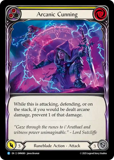 Arcanic Cunning (Yellow) [OMN089] (Omens of the Third Age)