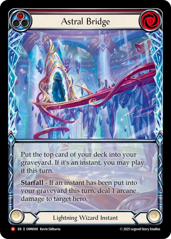 Astral Bridge (Red) [OMN098] (Omens of the Third Age)  Cold Foil
