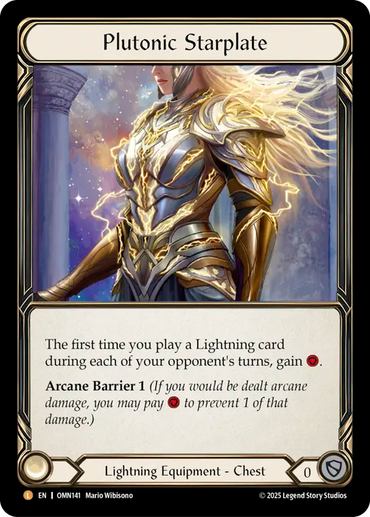 Plutonic Starplate [OMN141] (Omens of the Third Age)  Rainbow Foil