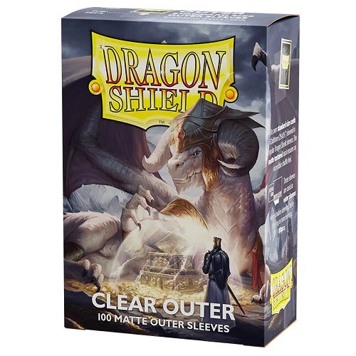 Dragonshield: - Standard Deck Protector Outer Sleeves - Matte Clear