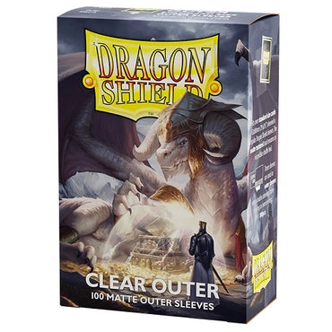 Dragonshield: - Standard Deck Protector Outer Sleeves - Matte Clear