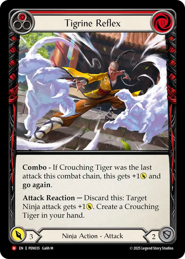 Tigrine Reflex (Red) [PEN035] (Compendium of Rathe)  Rainbow Foil