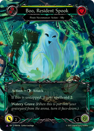Boo, Resident Spook (Yellow) (Marvel) [PEN156] (Compendium of Rathe)  Cold Foil