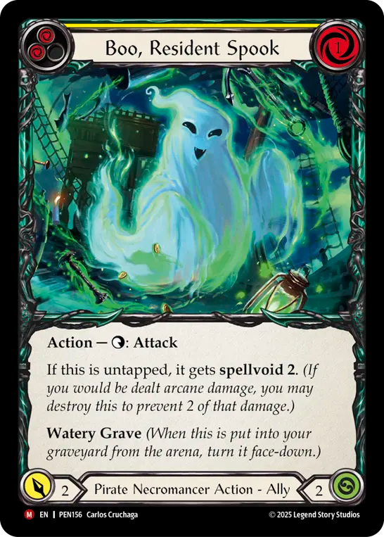 Boo, Resident Spook (Yellow) [PEN156] (Compendium of Rathe)