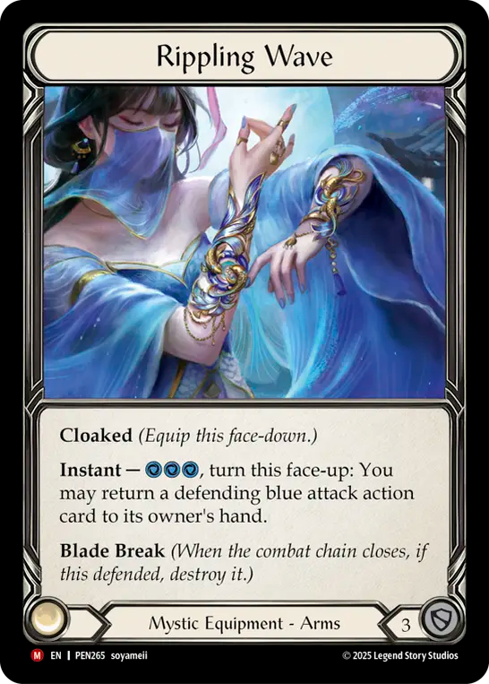 Rippling Wave [PEN265] (Compendium of Rathe)  Cold Foil