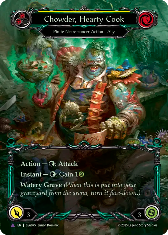 Chowder, Hearty Cook (Marvel) [SEA075] (High Seas)  Cold Foil