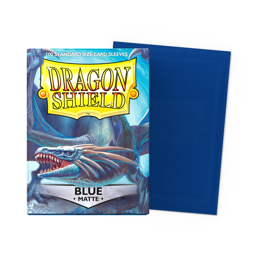 Dragonshield: Blue - Matte Sleeves - Standard Size