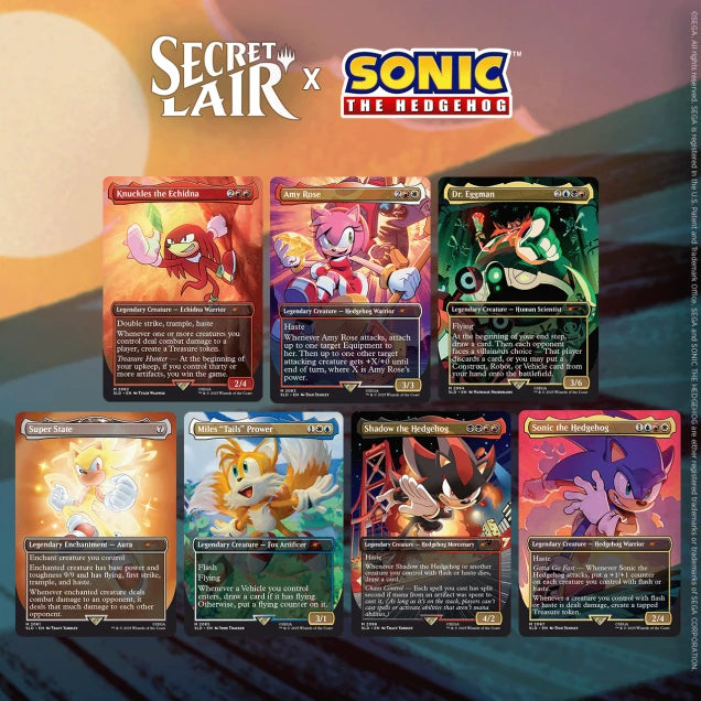 Secret Lair: Sonic the Hedgehog Friends & Foes