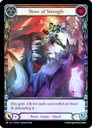 Show of Strength [SUP128] (Super Slam)  Cold Foil