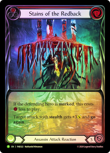 Stains of the Redback [FAB322] (Promo)  Rainbow Foil