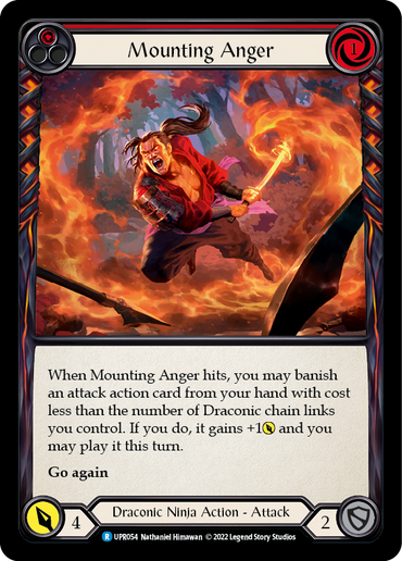 Mounting Anger (Red) [UPR054] (Uprising)  Rainbow Foil